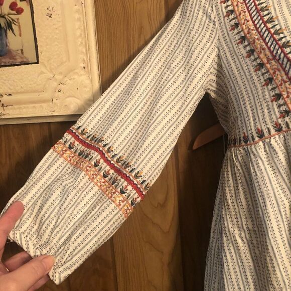 Zara Trf collection. Womens size medium boho dress. Multicolored. - Picture 5 of 7